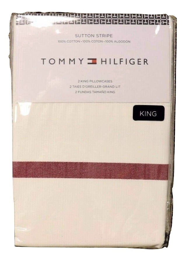 Tommy Hilfiger Sutton Stripe Pillowcase Set Of 2 Walmart Com