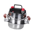 thumbnail image 4 of yotijay Small Stainless Steel Cooker for Household Travel Restaurant 1.6L 23.5cmx21cm, 4 of 9