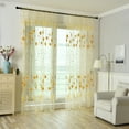 thumbnail image 1 of Rideau 1 / 1 Feuilles Voile Drapé Rideau Transparent Maison / Voile Feuilles 1 Drapé Rideau de Fenêtre Transparent Maison, 1 of 5