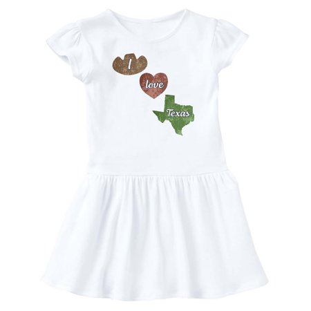

Inktastic I Love Texas Gift Baby Girl Dress