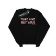 thumbnail image 1 of Woodstock Mens Make Love Not  Floral Sweatshirt, 1 of 1