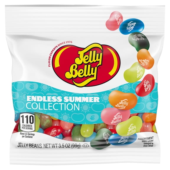 Jelly Belly Endless Summer Jelly Bean Collection - 3.5 oz Grab & Go® Bag - Genuine, Official, Straight from the Source