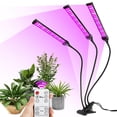 thumbnail image 1 of LED Grow Light, Plant Light for Indoor Plants,Full Spectrum Grow Lamp with 4/8/12H Timer,4 Switch Modes,10 Dimmable Levels,Adjustable Gooseneck for Succulents,Vegetables and Flower, 1 of 8