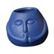 thumbnail image 5 of Maceta de cerámica pequeña decorativa con diseño de dibujos animados divertidos Azul, 5 of 8