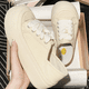 thumbnail image 2 of Zapatos feos y lindos con punta grande, zapatos elegantes para mujer, zapatos de lona bidireccionales a juego para primavera, zapatos blancos de suela gruesa, 2 of 6