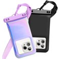 thumbnail image 1 of Funda para teléfono Foweroty, impermeable, flotante, 7 pulgadas, iridiscente, 1 of 7