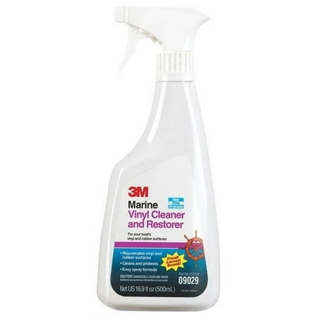 3M 09029 Marine Vinyl Cleaner And Restorer, 16.9 fl oz