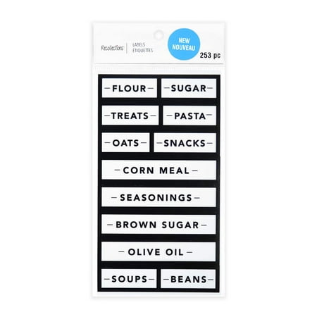 UPC: 0195158487992 | Black Border Rectangle Household Label Stickers by Recollections™