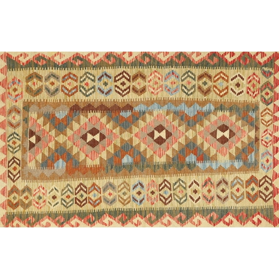 Ahgly Company Machine Washable Indoor Rectangle Contemporary Red Fox Red Area Rugs, 3' x 5'