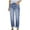 Light Blue, variant on vigerkar Women 's Straight Leg Jeans High Waist Loose Fit Denim Jeans Casual Distressed Denim Pants Wide Leg Raw Hem Jeans Light Blue, S