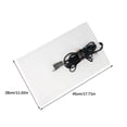 thumbnail image 3 of Sidaley Almohadilla de calefacción para coche, alfombrilla Interior para automóvil, calentador automotriz de fibra de carbono, accesorio de asiento Ventana automotriz  2PCS Sidaley VI017618-02, 3 of 6