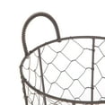 thumbnail image 4 of Mainstays Small Brown Chicken Wire Storage Basket with Handles, 4 of 9