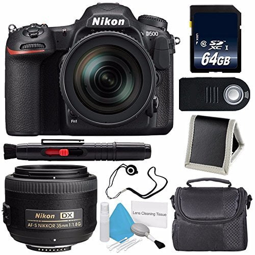 Nikon D500 DSLR Camera with 1680mm Lens (International Model) No