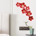 thumbnail image 6 of Visland 1Set Paper Flowers DIY Artificial Red Floral Wall Art Paper Flower Decoration for Wedding, 6 of 7