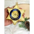 thumbnail image 4 of Holiday Ornament Sheriff Badge Glass Police Department Christmas 50057, 4 of 4