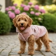 thumbnail image 6 of Qqyida Thick and Warm Winter Dog Clothes, Plush Suede Fleece Puppy Coat, Cold Weather Pet Apparel, Polyester Fabric Dog Sweater with Button Closure, for Small Medium Dogs in Fall and Winter, 6 of 6
