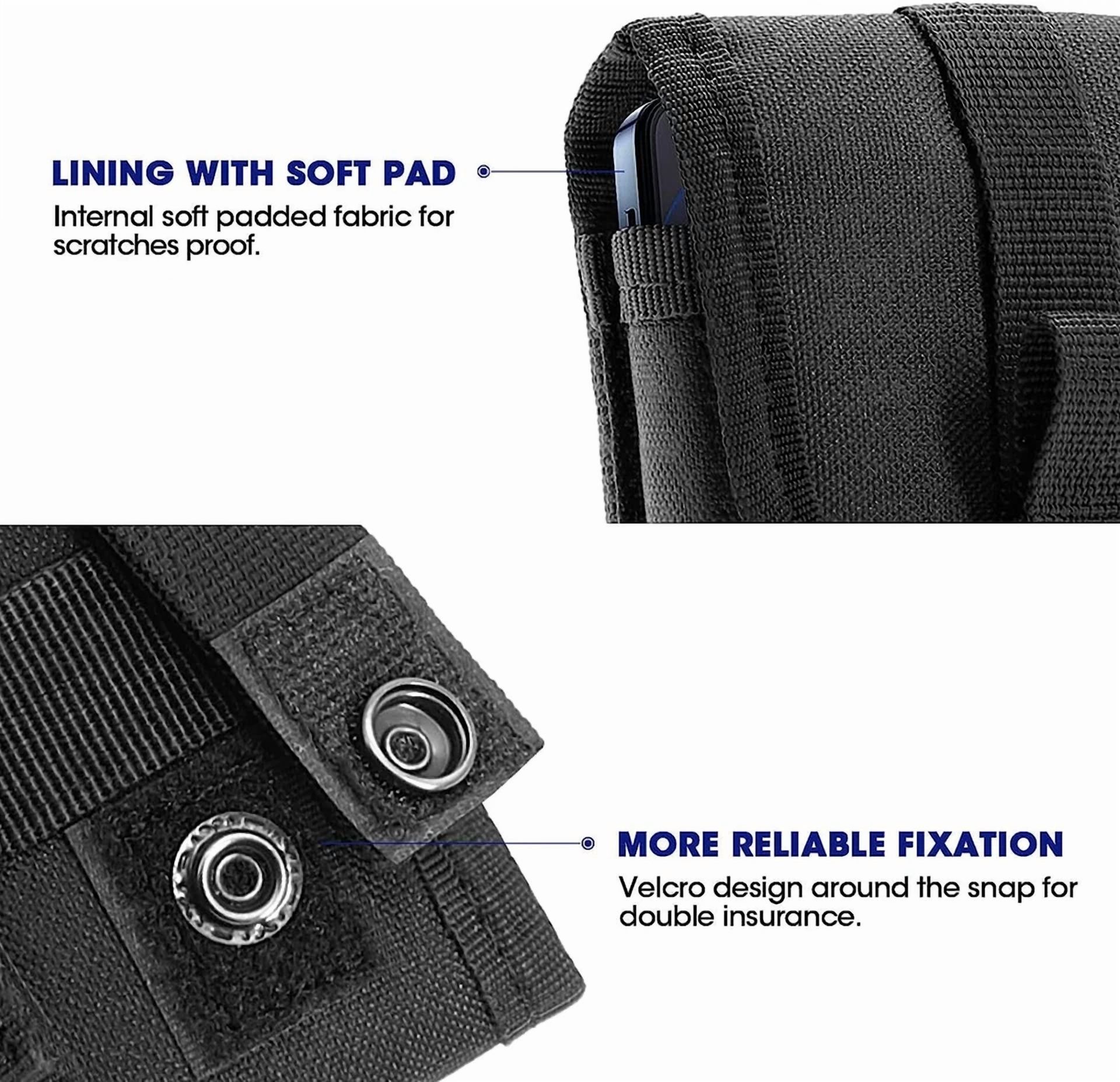 BRAWN- Outdoor Military Molle Pouch Belt Waist Bag Cell Phone Holder Mobile Phone Case