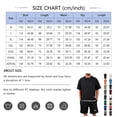 thumbnail image 3 of Homeyce Men Short Sets 2 Piece Outfits Casual Short Sleeve Crew Neck Golf Polo Shirt and Waffle Knit Shorts Set with Pockets Summer Vacation Cruise Outfits Set,Brown M, 3 of 4