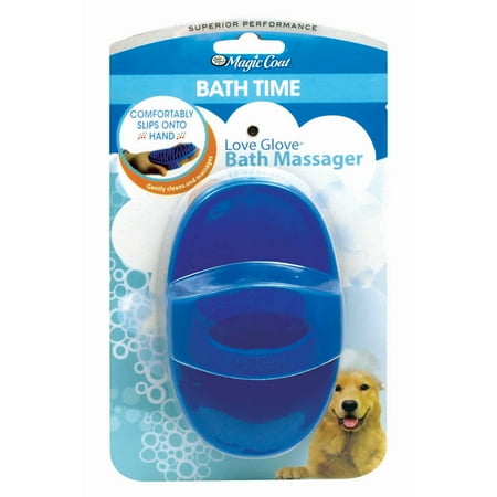 UPC: 0045663971359 | Four Paws Magic Coat Love Glove Bath Massager Blue