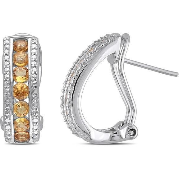 Everly Women's Citrine Sterling Silver Earrings