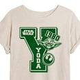 thumbnail image 3 of Star Wars - Yoda Letterman - Women's Oversized Tee, 3 of 5