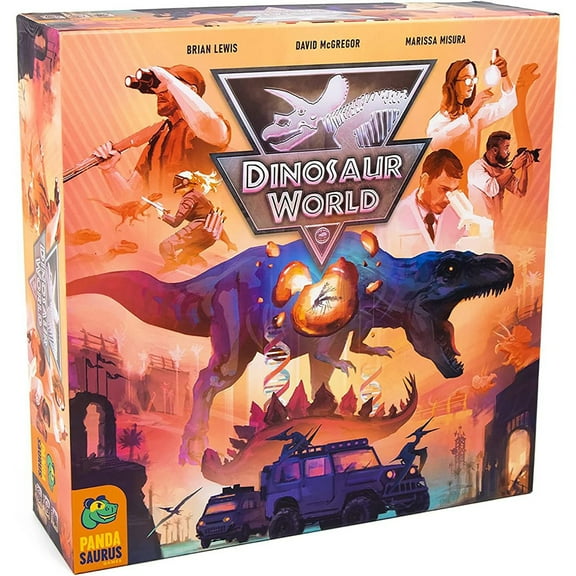 Dinosaur World - Pandasaurus Games, Strategy Board Game, Ages 14 , 2-4 Players, 60-120 Min