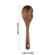 thumbnail image 5 of Kitchen Aid Juego de utensilios de cocina de teca natural - Cuchara de cocina de agarre cómodo, cuchara de madera para cocinar - Juego de utensilios de madera para cocinar, 5 of 5