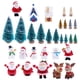 thumbnail image 1 of Mini de Navidad, juego de , accesorios de Navidad para casa de muñecas 1/12, juego de adornos de jardín de vacaciones para niños,, 1 of 9
