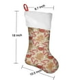 thumbnail image 5 of Christmas Stockings,Beige Christmas Gingerbread Man Pattern Stockings Christmas,14.8'' Xmas Stockings,Christmas Party Favors,Christmas Party Decorations,Christmas Stockings Personalized, 5 of 5