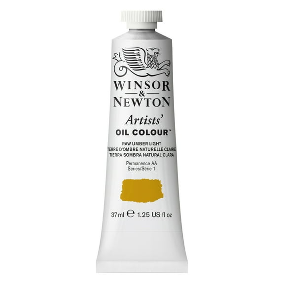 Winsor & Newton Artists Oil Color, 37ml, Raw Umber Light