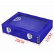 thumbnail image 5 of Caja organizadora NQ de almacenamiento con ranuras para anillos de vidrio de terciopelo, 5 of 5