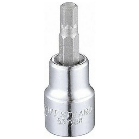 

Westward Socket Bit Steel 3/8 in TpSz 7/32 in 53YV80