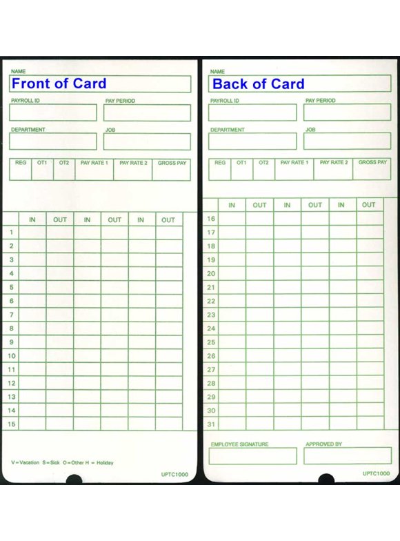 Time Clocks & Cards in Retail Essentials