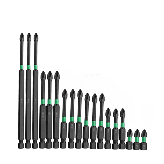 18 Piezas De Brocas Magnéticas De Alta Dureza Malubero Verde, Negro
