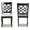 Gray, variant on Baxton Studio Mael Modern and Contemporary Grey Fabric Upholstered and Dark Brown Finished Wood 2-Piece Dining Chair Set