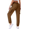 thumbnail image 2 of Karight Quick Dry Cargo Pants Lightweight Tactical Hiking Pants with Pockets for Women,Stretchy Waist and Water Resistant, 2 of 9