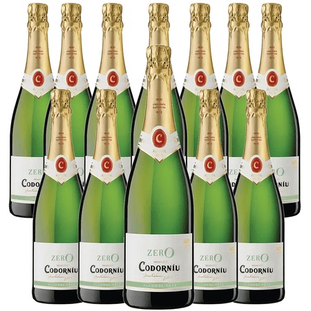 Codorníu Zero Brut Premium Non-Alcoholic Sparkling Wine Dealcoholized Champagne 750ml