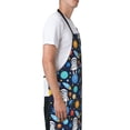 thumbnail image 3 of Lsque Space Dog Waterproof Apron Chef Aprons for Men Heavy Duty Chemical Work Apron Extra Long Grilling Aprons with Adjustable Bib Apron, 3 of 9
