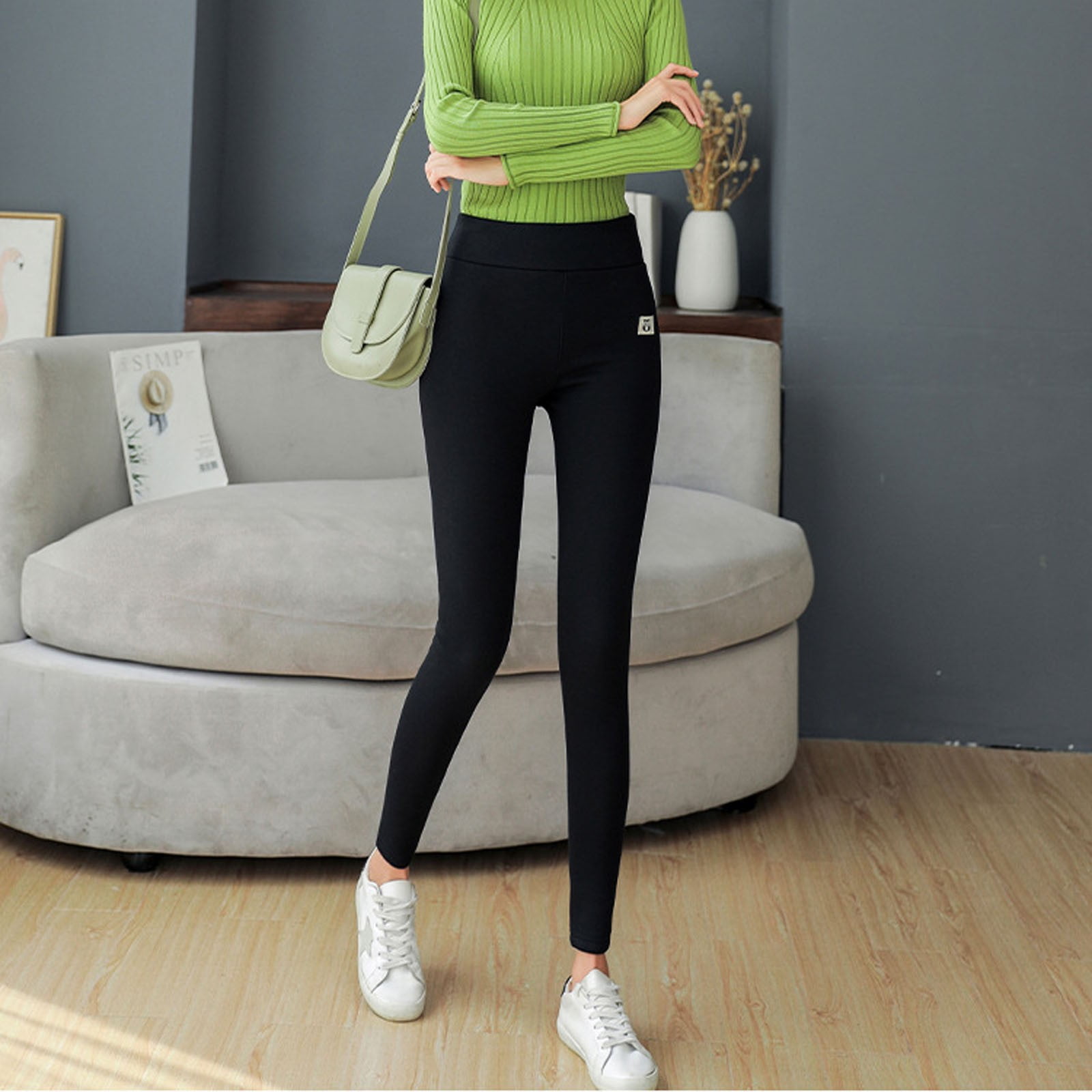 Zyooh Fleece Lined Leggings Women 