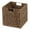 Brown Wash, variant on mDesign Hyacinth Woven Cube Bin Basket Organizer, Handles, 6 Pack, Brown Wash