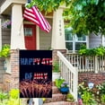 thumbnail image 6 of God Bless America Independence Day Patrioctic Linen Garden Flag 12 X 18 Inch Double Sided Memorial Day Floral Yard Flag Vertical Home Yard Outdoor Decoration, 6 of 8