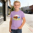 thumbnail image 3 of YUEHUA Kids' Walk for Peace Alaska Vintage T-Shirt, Boys' Casual Short Sleeve Tee, Retro Scenic Graphic Print Top for Travel, 3 of 5