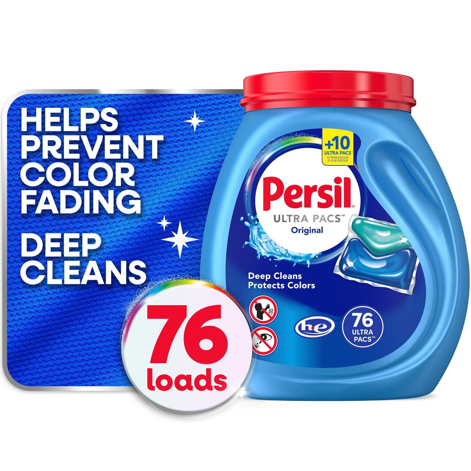 Persil origial ultra pacs détergent à lessive, 42 unités