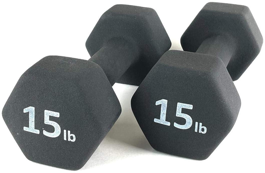 Set of 2 Basics Neoprene Dumbbell Weight Pair