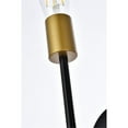 thumbnail image 5 of Armin 2 lights wall sconce in black with brass, 5 of 7