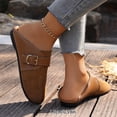thumbnail image 4 of Khaki Women Slip On Loafers Flat Shoes Moccasin Design For Spring Fall Casual Wear Comfortable Shallow Toe, 4 of 9