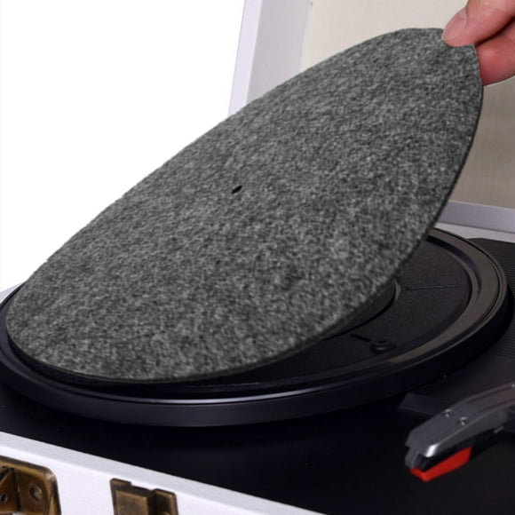 Almohadilla para audiófilos, alfombrilla para plato giratorio de 12", almohadilla para plato giratorio, almohadilla para plato giratorio, diseño aerodinámico