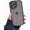 thumbnail image 7 of Compatible with iPhone 14 Pro Case with Clear Kickstand Creative Protective Design Case with Camera Holder for TPU Slim Shockproof Cool Phone Case for iPhone 14 Pro-Black, 7 of 7
