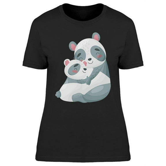 Mommy And Baby Panda T-Shirt Women -Image by Shutterstock, Female Large
