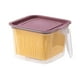 thumbnail image 1 of Cateissary Contenedor de alimentos, contenedor de almacenamiento de alimentos de cocina con cesta escurridora, organizador de ahorro con caja de Organizadores de utensilios de cocina No.2, 1 of 6